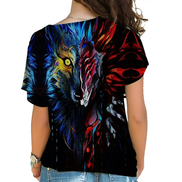 Native American Cross Shoulder Shirt - Image 3