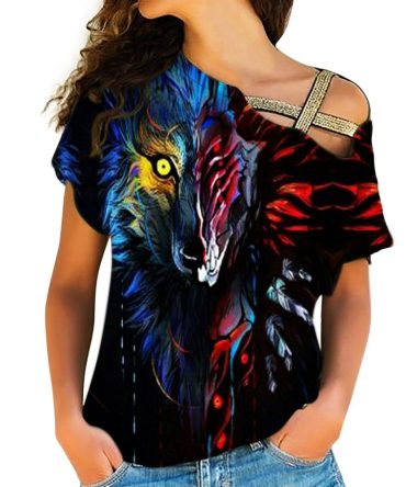 Native American Cross Shoulder Shirt