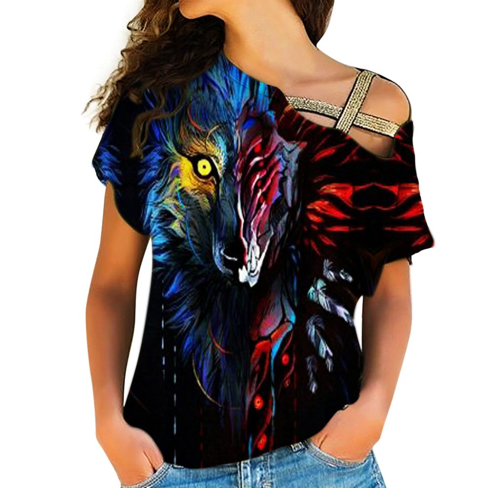 Native American Cross Shoulder Shirt