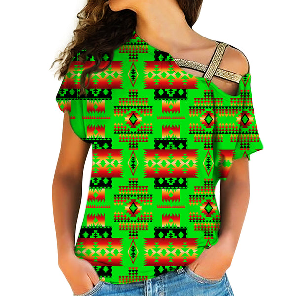 Native American Cross Shoulder Shirt - Image 3