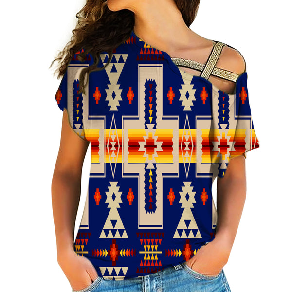 Native American Cross Shoulder Shirt - Image 2
