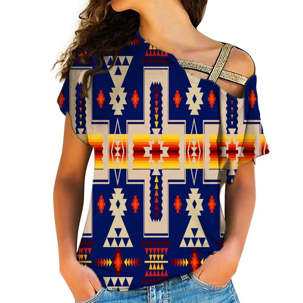 Native American Cross Shoulder Shirt
