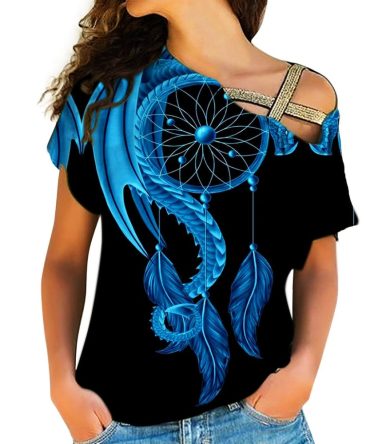 Native American Cross Shoulder Shirt