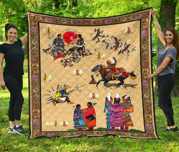 Native American Culture Premium Quilt - Image 2