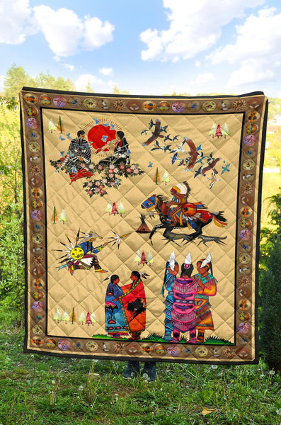 Native American Culture Premium Quilt - Image 3