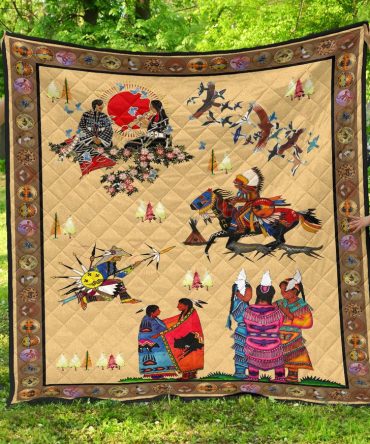 Native American Culture Premium Quilt