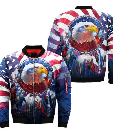 Native American Eagles Bomber Jacket