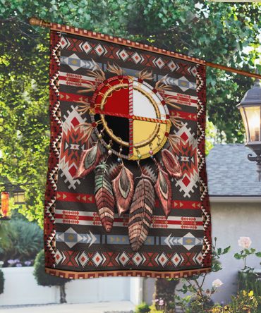 Native American Flag Dreamcatcher