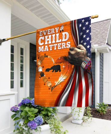 Native American Flag Every Child Matters Feather
