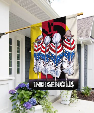 Native American Flag Indigenous Four Directions