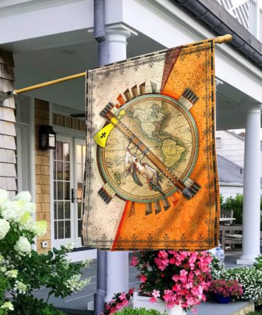 Native American Flag Pow Wow