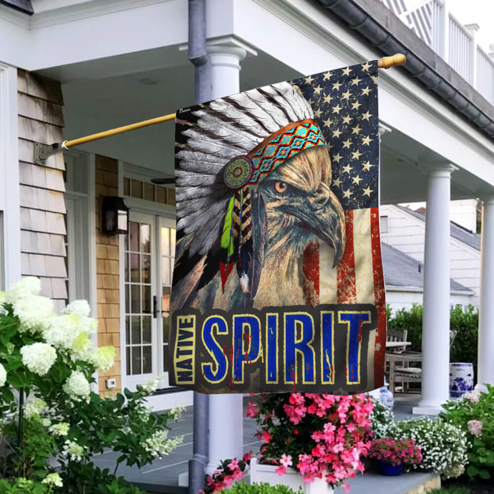 Native American Flag Spirit