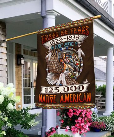Native American Flag Trail Of Tears
