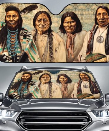 Native American Founding Fathers Auto Sun Shades no link