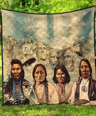 Native American Founding Fathers Premium Quilt