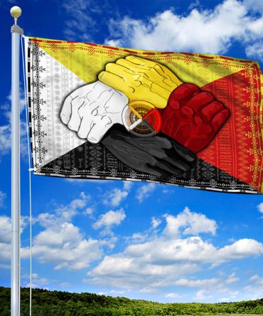 Native American Grommet Flag Four Directions