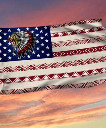 Native American Grommet Flag