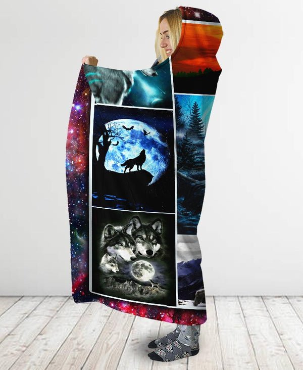 Native American Hooded Blanket - Image 3