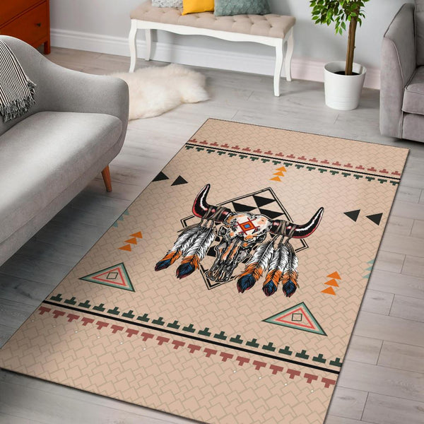 Native American Pride Bison Area Rug - Image 2