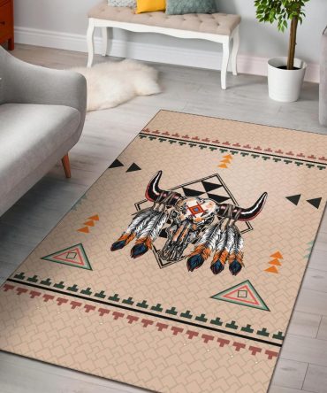 Native American Pride Bison Area Rug