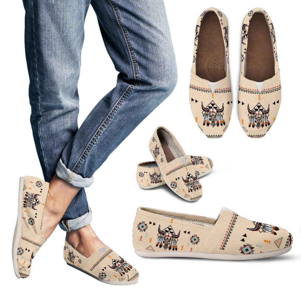 Native American Pride Bison Native American Casual Shoes