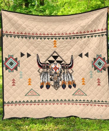 Native American Pride Bison Premium Quilt