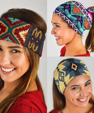 Native American Red Pattern Bandana 3-Pack