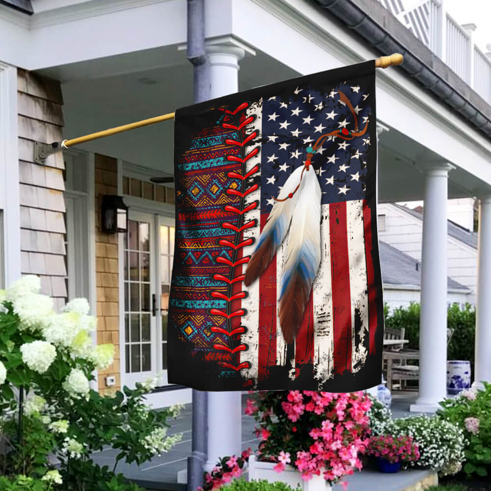 Native American Sewing Flag