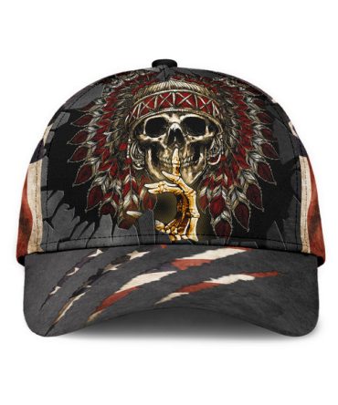 Native American Skull Cap