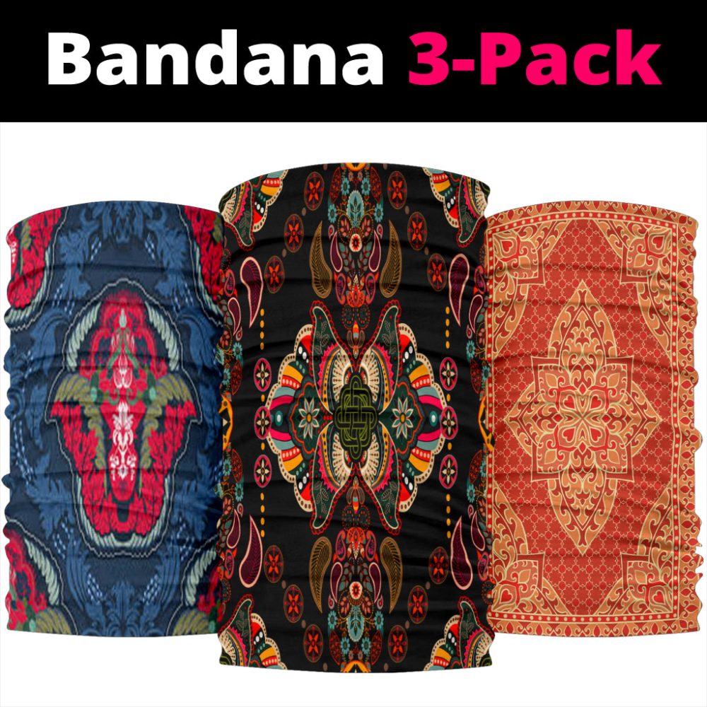 Native American Style Fabric Bandana 3-Pack