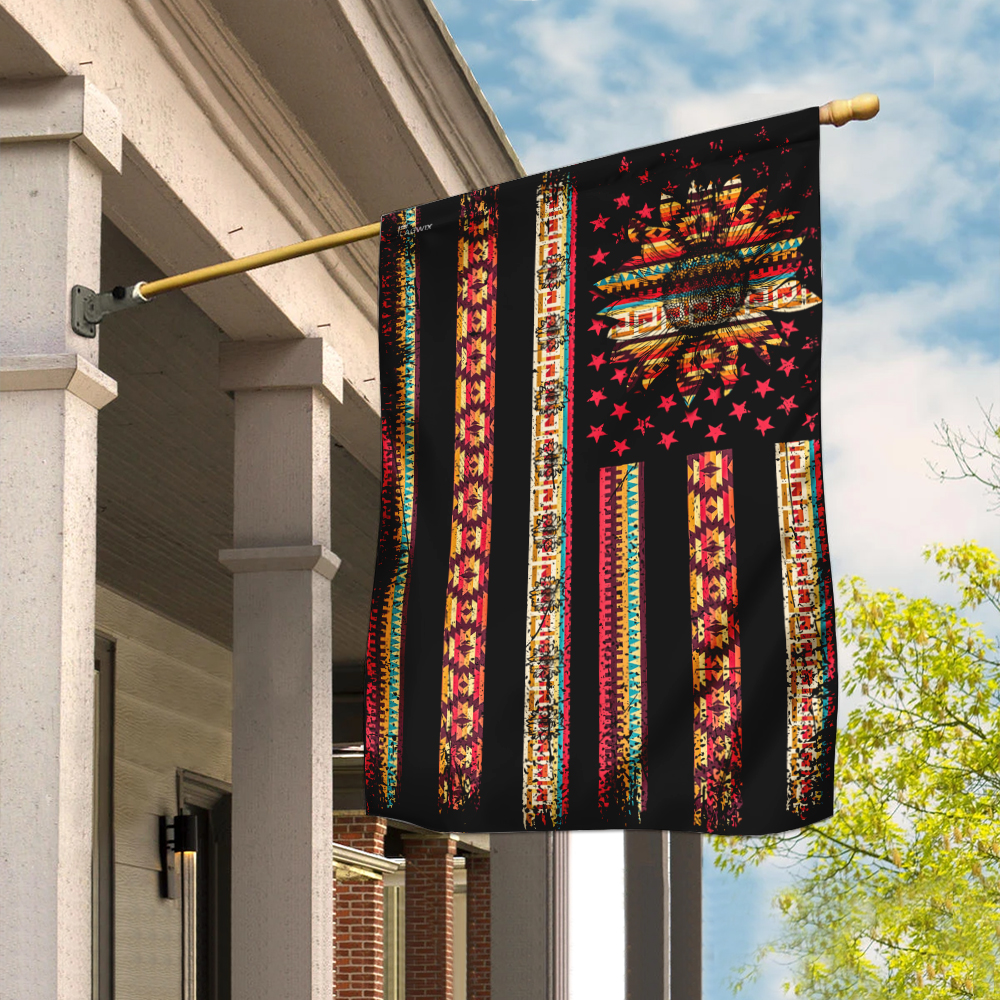 Native American Sunflower Flag
