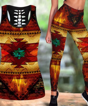 Native American Pattern Tank Top & Legging - Women