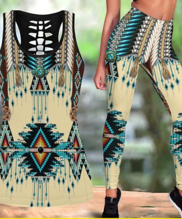 Native Bright Motifs Tank Top & Legging - Women