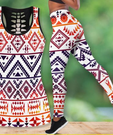 Native American Pattern Tank Top & Legging
