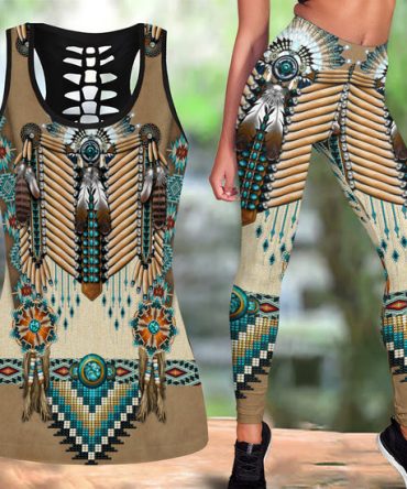 Native American Tank Top & Legging Print