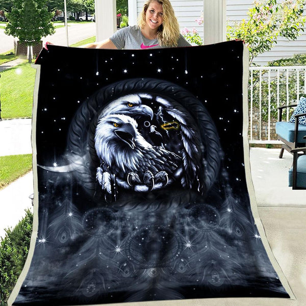 Native Black Fleece Blanket - Image 3
