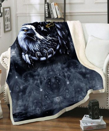 Native Black Fleece Blanket