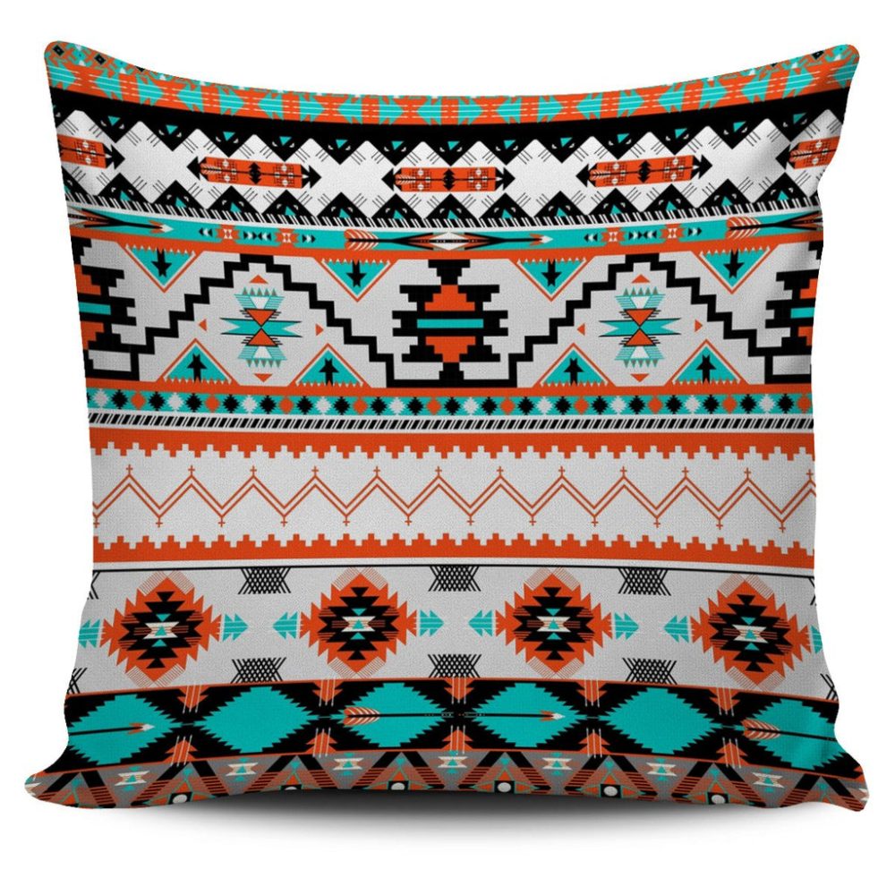 Native Border Patterns Native American Pillow Covers