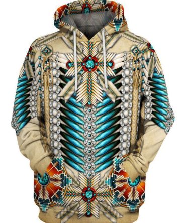 Native Bright Motifs 3D Hoodie