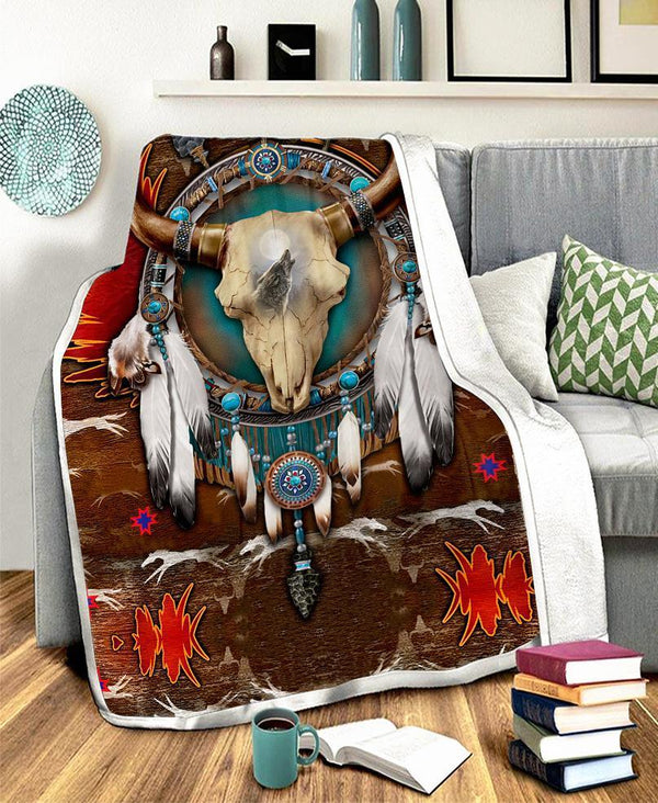 Native Buffalo Fleece Blanket - Image 2