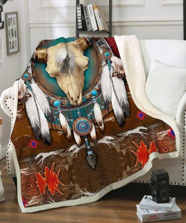 Native Buffalo Fleece Blanket