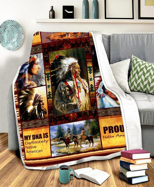 Native Chief Fleece Blanket - Image 2