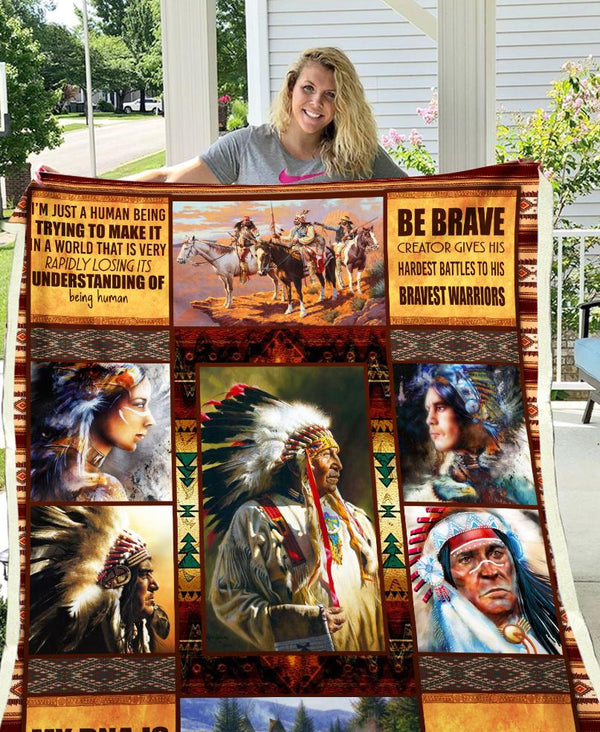 Native Chief Fleece Blanket - Image 3