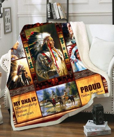 Native Chief Fleece Blanket