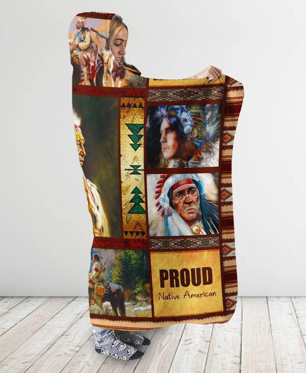 Native Chief Hooded Blanket - Image 2