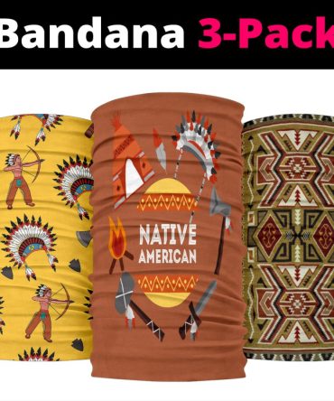 Native Chief Patterns Bandana 3-Pack