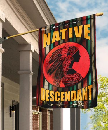 Native Descendant Native American Flag