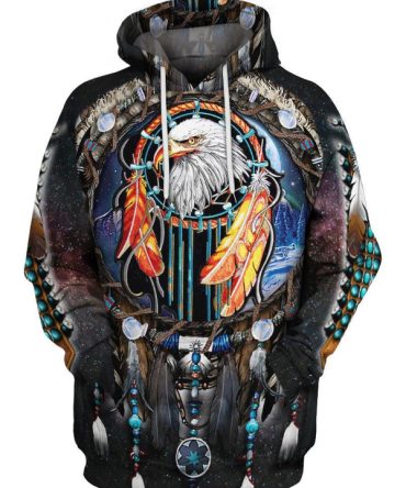 Native Eagle Dream 3D Hoodie