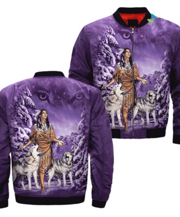 Native Eyes Native Bomber Jacket