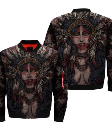 Native Girl Bomber Jacket